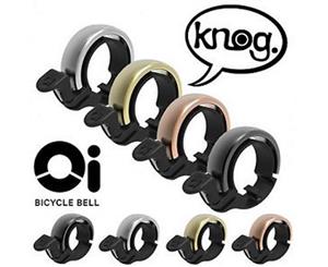 Knog Oi Classic Edition Bike Bell - Large Bicycle Bell - Black