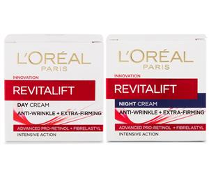 L'Oral Revitalift Anti-Wrinkle + Firming Day & Night Cream 50mL
