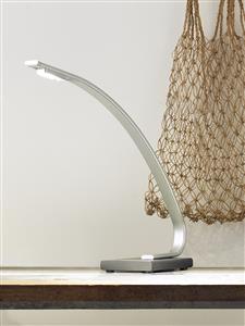 LEDlux Omni 6W LED Arc Desk Lamp in Silver