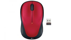 Logitech M235 Wireless Mouse - Red