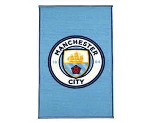 Manchester City Crest Floor Rug (RUGEPCRSMAN)