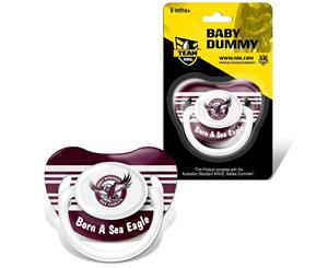 Manly Sea Eagles NRL Baby Dummy Pacifier Born a Sea Eagle