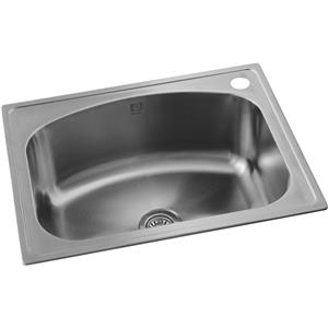 Milena 35L Stainless Steel Euro Inset Laundry Trough With Right Tap Hole