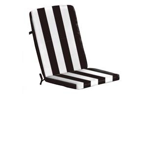 Mojo Mid Back Striped Tropez Outdoor Comfort Cushion