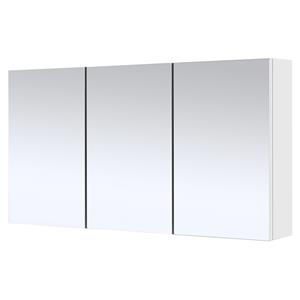 Mondella 1200mm White 3 Door Cadenza Mirror Shaving Cabinet
