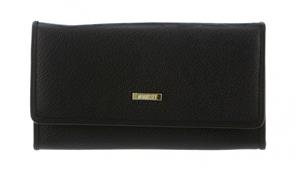 Morrissey Ladies Large Italian Leather Wallet - Black