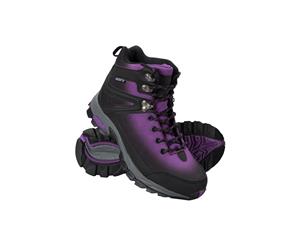 Mountain Warehouse Intrepid Softshell Womens Boots Waterproof / Phylon Midsole - Purple