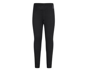 Mountain Warehouse Kids Thermal Pants Made from Merino Blend - Extra Warm - Black