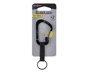 Nite Ize SlideLock Key Ring #3 - Black