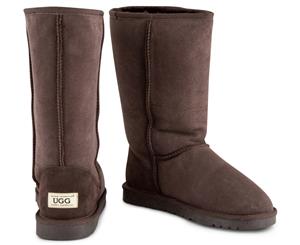 OZWEAR Connection Classic Long Ugg Boot - Chocolate