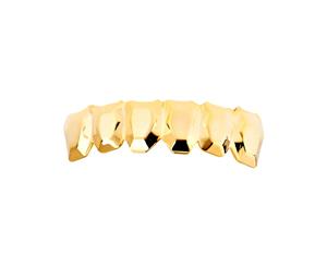 One Size Fits All Bling Grillz - EDGY BOTTOM - Gold - Gold