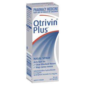 Otrivin Adult Plus Nasal Spray 10mL