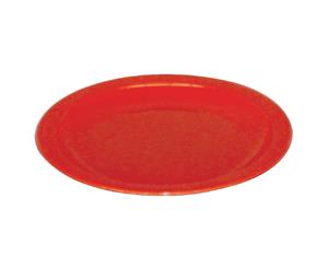 Pack of 12 Kristallon Polycarbonate Plates Red 230mm