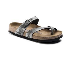 Papillio Tabora Birko-Flor Damask Grey Soft Footbed Sandals