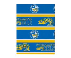 Parramatta Eels NRL Wrapping Paper Giftwrap *New