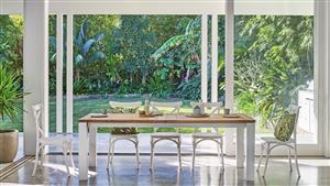 Petrus Outdoor Extension Dining Table - White