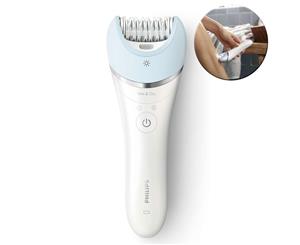 Philips BRE605 Satinelle Wet/Dry Women Electric Epilator Hair Removal for Legs