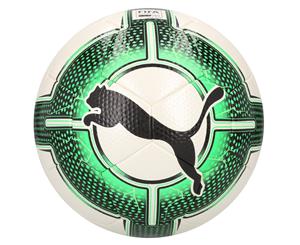 Puma EvoPOWER Vigor 2.3 Match Size 5 Soccer Ball - White/Green Gecko/Black