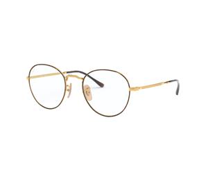 Ray-Ban RB3582V 2945 Havana-Gold Unisex Eyeglasses