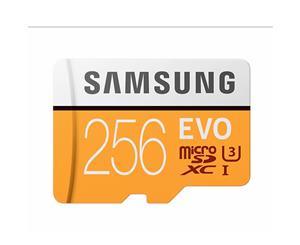 Samsung Evo 256GB Micro SD Card SDXC UHS-I 100MB/s Mobile Phone TF Memory Card 4K U3