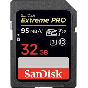 SanDisk (SDSDXXG-032G-GN4IN) EXTREME PRO SDHC SDXXG 32G UHS-I U3 Class 10 Card