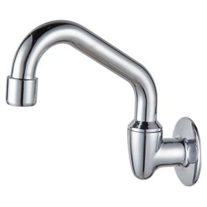 Shaw & Mason WELS 3 Star 120mm Chrome Plated Tube Wall Spout