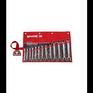 Sidchrome 13 Piece AF Pro Series Geared Spanners Set