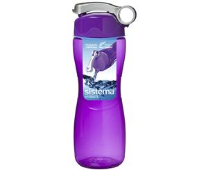 Sistema Hourglass Drink Bottle 645ml Purple