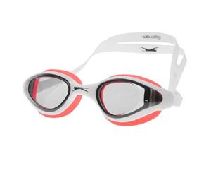 Slazenger Unisex Aero Swimming Goggles Adults - White/Orange