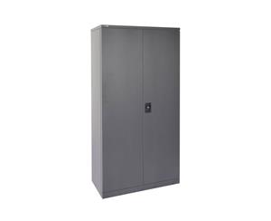 Sonic Metal Stationery 1800mm H Cupboard - graphite ripple