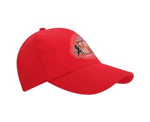Sunderland Afc Official Core Football Crest Baseball Cap (Red) - SG1798