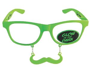 Sunstache Green Stache Eye Glasses St. Patrick's Day Adult Costume Accessory
