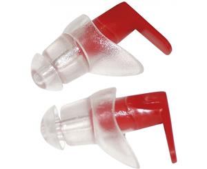 SwimTech Ear Plugs Red/Clear