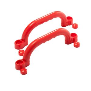 Swing Slide Climb Red Plastic Handles - 2 Set