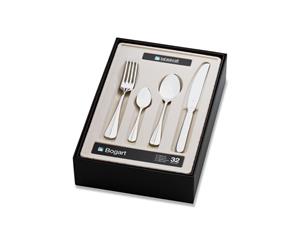 Tablekraft Bogart 32 Piece Cutlery Set Stainless Steel 8 Person Dishwasher Safe