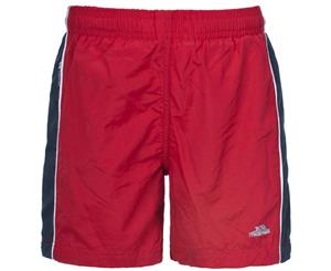 Trespass Childrens Boys Brandon Swim Shorts (Red) - TP2528