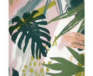 Tropical Collage I canvas art print - 100x100cm - None