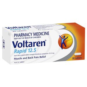 Voltaren Rapid 12.5mg Pain Relief Tablets 20