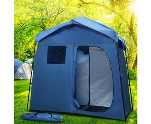 Weisshorn Double Shower Tent Instant Up Camping Portable Pop Up Outdoor Toilet Change Changing Room