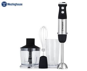 Westinghouse 800W Stick Mixer - Black/Brushed Stainless Steel