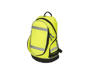 Yoko High Visibility London Rucksack/Backpack (Yellow) - RW4917