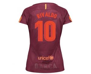 2017-18 Barcelona Third Women Shirt (Rivaldo 10)