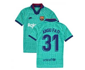 2019-2020 Barcelona Third Nike Shirt (Kids) (Ansu Fati 31)