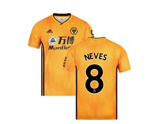 2019-2020 Wolves Home Football Shirt (Neves 8)