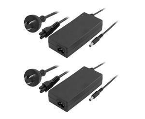 2x Doss 12V DC 6.5A 2.1mm Switchmode AU/NZ Power Supply Adaptor for Laptop/PC BK