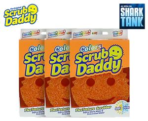 3 x Scrub Daddy Scrubber Original - Orange