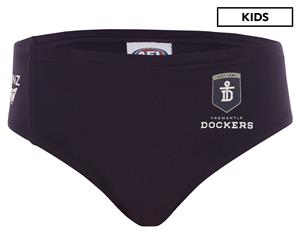 AFL Boys' Fremantle Racer Swimwear - Purple