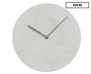 Amalfi Terrazzo 28cm Round Stone Wall Clock
