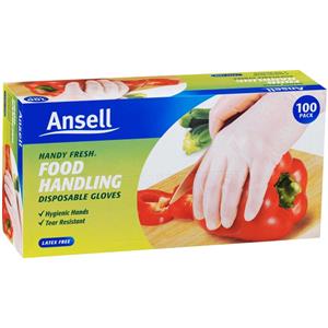 Ansell Handy Fresh Disposable Gloves - 100 Pack