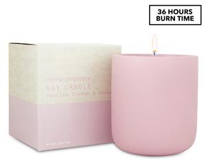 Arome Ambiance Ceramic Soy Candle - Vanilla Flower And Rhubarb